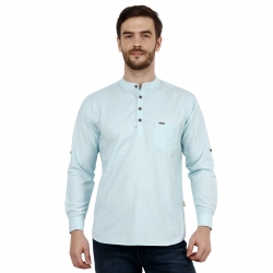 Mens L. T. Green Short Kurta